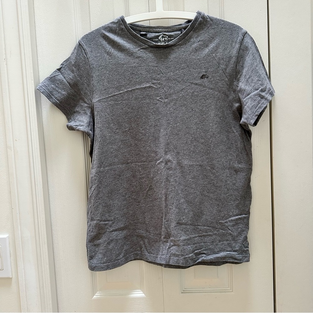 Buffalo David Bitton Charcoal Short Sleeve Tee